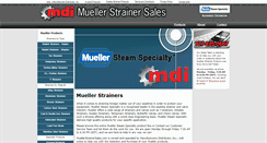 Desktop Screenshot of muellerstrainersales.com